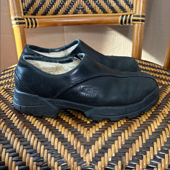 Ugg Chunky Black Loafer Slippers main image 6